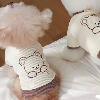 Amazon | ラブドギー 犬服 小型犬 中型犬用 クマ柄サマーニット